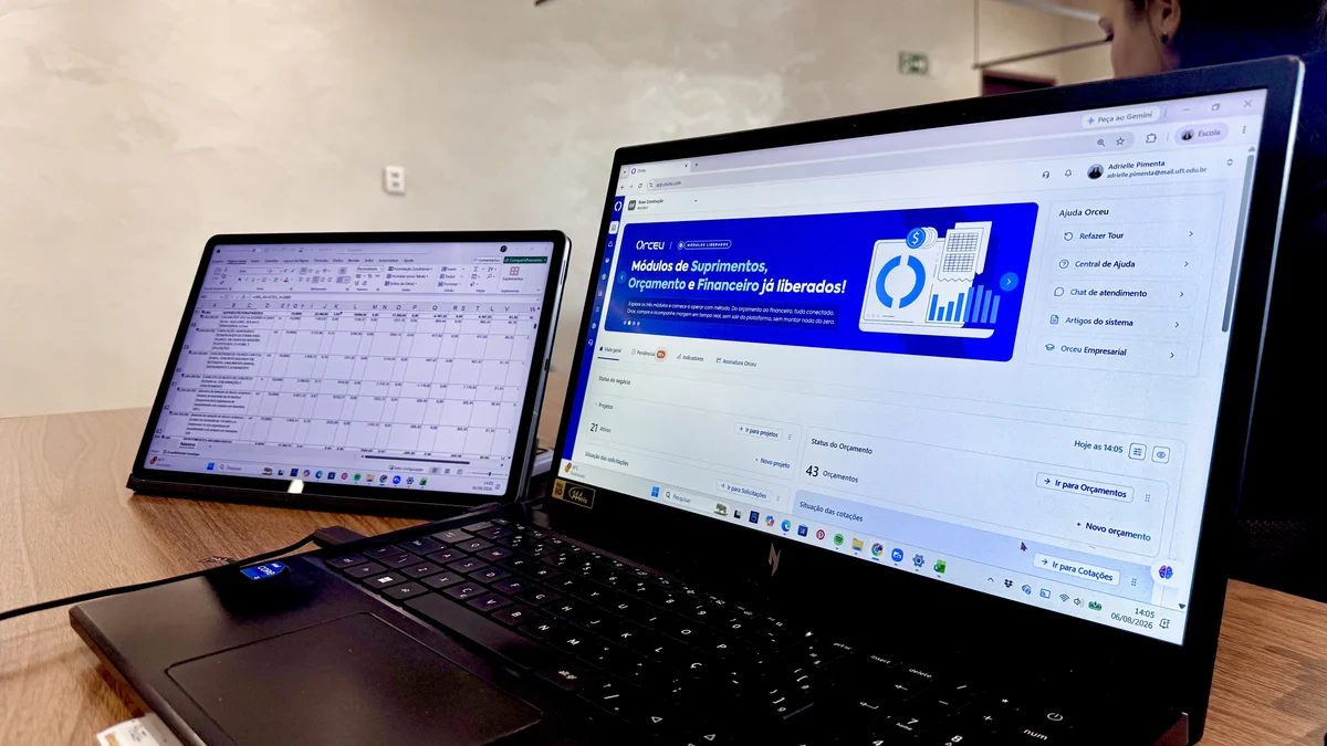 Orceu Copiloto em uso nos computadores da construtora